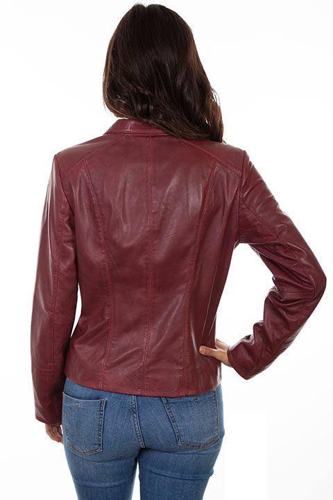 Scully MERLOT ZIP FRONT JACKET - Flyclothing LLC