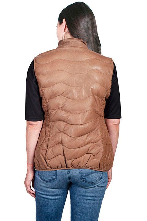 Scully BEIGE RIBBED VEST - Flyclothing LLC