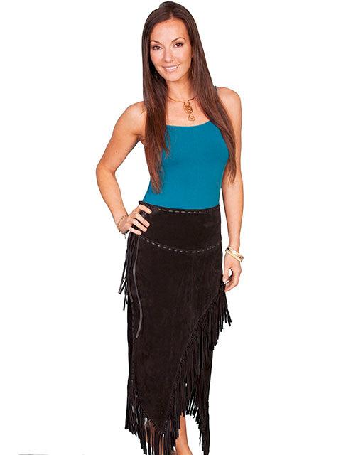 Scully BLACK BOAR SUEDE LADIES SKIRT - Flyclothing LLC