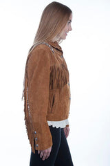 Scully BOURBON BOAR SUEDE BEADED/FRINGE JKT - Flyclothing LLC