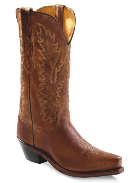 Old West Tan Womens Snip Toe Fashion Wear Boots - Old West