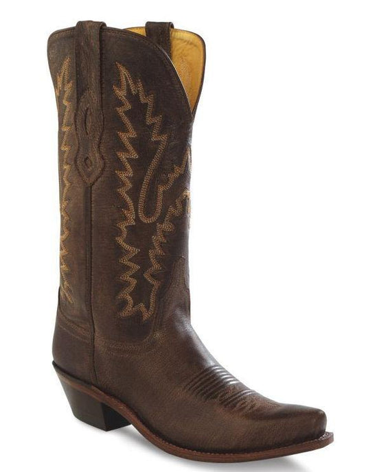 Old West Brown Womens Snip Toe Fashion Wear Boots - Old West