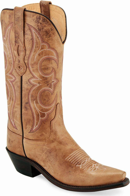 Old West Cactus Tan Womens Fashion Wear Boots - Old West