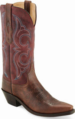 Old West Rugby Brown Womens Fashion Wear Boots - Old West