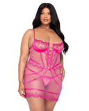 Roma Costume LI625 Bubblegum Heart Slip 2-Piece Set