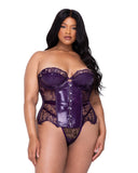 Roma Costume LI656 Sugar Plum 2-Piece Bustier Set