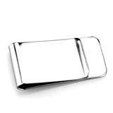 Alamode High polished (no plating) Stainless Steel Money clip with No Stone - Flyclothing LLC