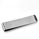 Alamode High polished (no plating) Stainless Steel Money clip with No Stone - Flyclothing LLC