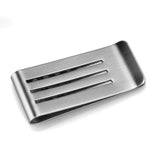 Alamode High polished (no plating) Stainless Steel Money clip with No Stone - Flyclothing LLC