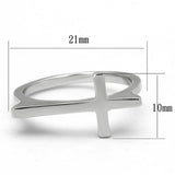 Alamode Rhodium Brass Ring with No Stone - Flyclothing LLC