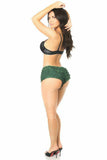 Daisy Corsets Dark Green Lace Ruffle Panty - Flyclothing LLC