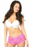 Daisy Corsets Pink Lace Ruffle Panty