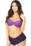 Daisy Corsets Plum Lace Ruffle Panty