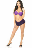 Daisy Corsets Plum Lace Ruffle Panty - Flyclothing LLC