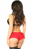 Daisy Corsets Red Lace Ruffle Panty - Flyclothing LLC