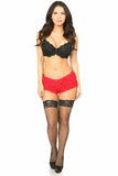 Daisy Corsets Red Lace Ruffle Panty - Flyclothing LLC