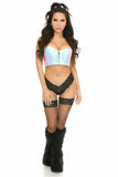 Daisy Corsets Lavish Mermaid Holo Short Bustier Top - Flyclothing LLC