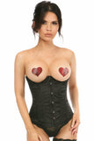 Daisy Corsets Lavish Black Satin Open Bust Underwire Underbust Corset