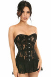 Daisy Corsets Lavish Black Sheer Lace Corset Dress