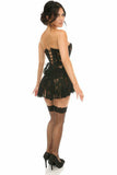 Daisy Corsets Lavish Black Sheer Lace Corset Dress - Flyclothing LLC