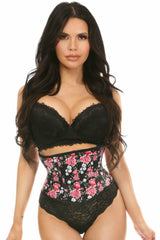 Daisy Corsets Lavish Pink Roses Mini Cincher