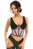 Daisy Corsets Lavish Lavender Mesh Open Cup Waist Cincher