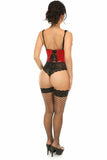 Lavish Red Patent Open Cup Underwire Waist Cincher - Flyclothing LLC