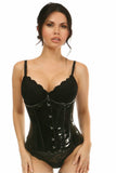 Daisy Corsets Lavish Black Patent Underbust Corset