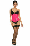 Daisy Corsets Lavish Hot Pink Patent Underbust Corset - Flyclothing LLC