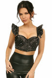 Daisy Corsets Lavish Celestial Underwire Bustier Top w/Removable Ruffle Sleeves