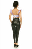 Daisy Corsets Lavish Lavender Eyelet Underwire Bustier Top w/Removable Ruffle Sleeves - Flyclothing LLC