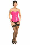 Daisy Corsets Lavish Hot Pink Patent Overbust Corset - Flyclothing LLC