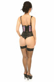 Daisy Corsets Lavish Lt Purple Fishnet Underwire Open Cup Waist Cincher - Flyclothing LLC