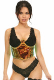 Daisy Corsets Lavish Sunset Holo Open Cup Underwire Waist Cincher