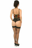 Daisy Corsets Lavish Sunset Holo Open Cup Underwire Waist Cincher - Flyclothing LLC