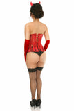 Daisy Corsets Lavish 4 PC Sexy Red Devil Corset Costume - Flyclothing LLC