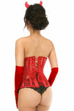 Daisy Corsets Lavish 4 PC Sexy Red Devil Corset Costume - Flyclothing LLC