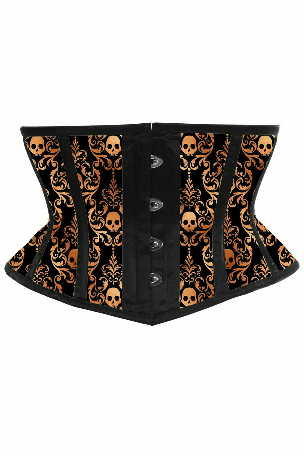 Daisy Corsets Lavish Orange & Black Waist Cincher Corset