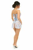 Daisy Corsets Lavish Lt Blue Sheer Lace Corset Dress - Flyclothing LLC