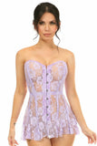 Daisy Corsets Lavish Lt Purple Sheer Lace Corset Dress