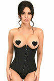 Daisy Corsets Lavish Pinstripe Underwire Open Cup Underbust Corset