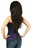 Daisy Corsets Lavish Dark Purple Lace Overbust Corset w/Zipper - Flyclothing LLC