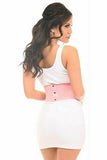 Daisy Corsets Lavish Lt Pink Lace Corset Belt Cincher - Flyclothing LLC