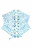 Daisy Corsets Lavish Lt Blue Lace Corset Belt Cincher - Flyclothing LLC