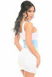 Daisy Corsets Lavish Lt Blue Lace Corset Belt Cincher - Flyclothing LLC