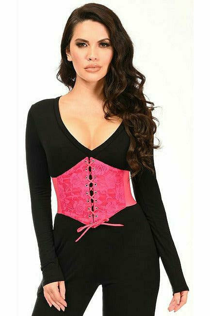 Daisy Corsets Lavish Fuchsia Lace Corset Belt Cincher