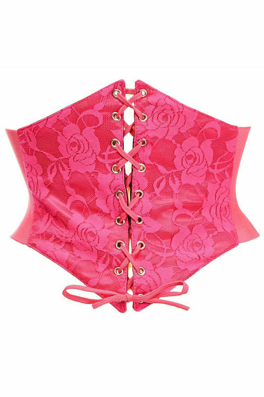 Daisy Corsets Lavish Fuchsia Lace Corset Belt Cincher