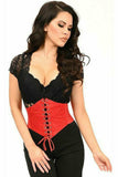 Daisy Corsets Lavish Red Lace Corset Belt Cincher