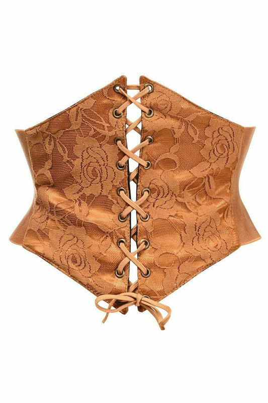 Daisy Corsets Lavish Caramel Lace Corset Belt Cincher