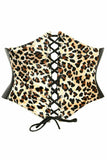 Daisy Corsets Lavish Velvet Leopard Corset Belt Cincher - Flyclothing LLC